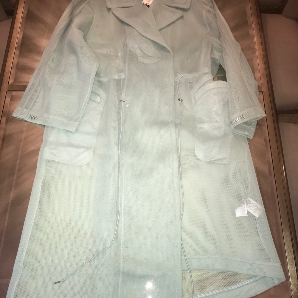 Adidas X Ivy Park Asymetric Mesh Jacket - Picture 7 of 8